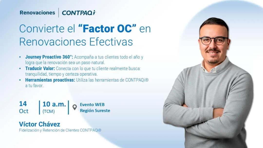 Transforma tus renovaciones de este trimestre con el "Factor OC" 🚀